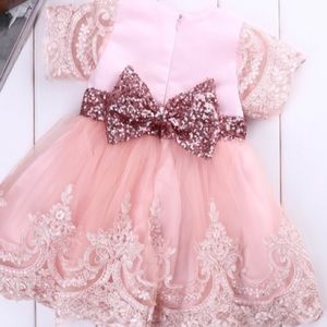 Mini Toddler Kids Baby Girls Lace Bow